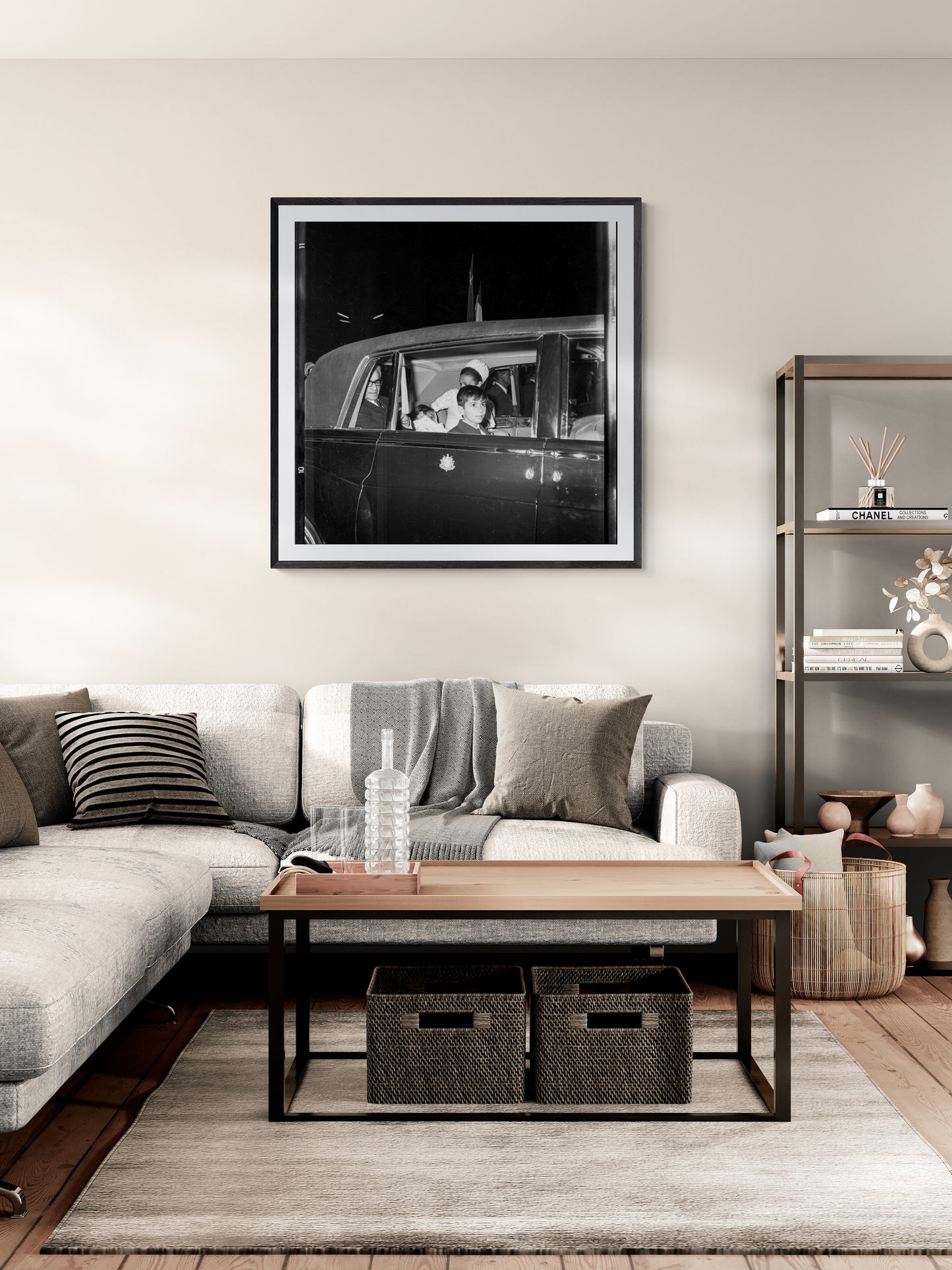 Shah with his Family